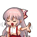 Sticker 😕 Emoting Mokou