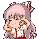 Sticker 😣 Emoting Mokou