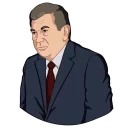 Sticker 😇 Shavkat Mirziyoyev [@Men_Man]