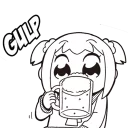 Sticker 🍺 Pop Team Epic