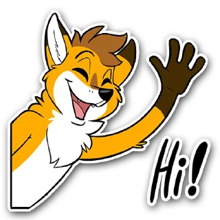 Sticker 👋 Fuchs