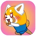 Video sticker 😘 Aggretsuko