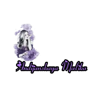 Sticker 💜 @Andijanskaya_Malika_o4