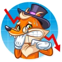 Video sticker 😱 Millionaire Fox