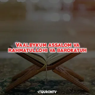 Video sticker ☺️ QUR'ON•TV kanali uchun maxsus stickerlar! By @BoburKadirovich