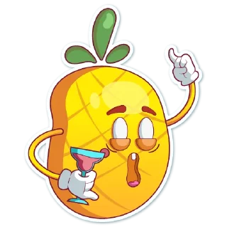 Sticker 🥂 Mr. Pineapple