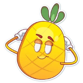 Sticker 😏 Mr. Pineapple