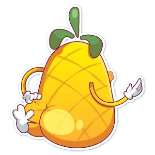 Sticker 🍑 Mr. Pineapple