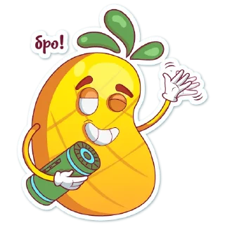 Video sticker 👋 Mr. Pineapple