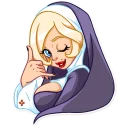 Sticker 🤙 Naughty Nun