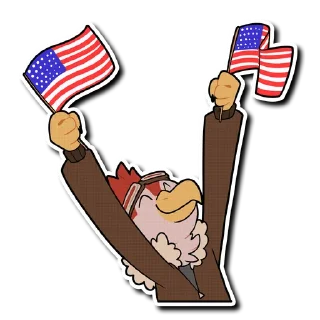 Sticker 🇺🇸 Hawke