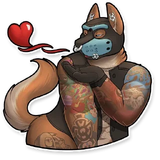 Video sticker ❤️ Doggo Oso