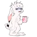 Sticker ☕ Pyry the pupu