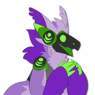 Sticker 😃 Vyser the Protogen