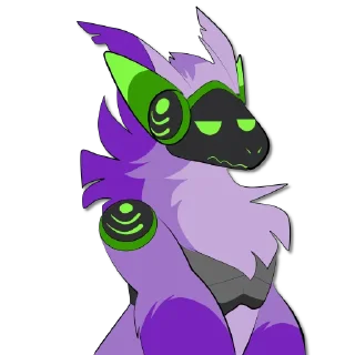 Sticker 😒 Vyser the Protogen