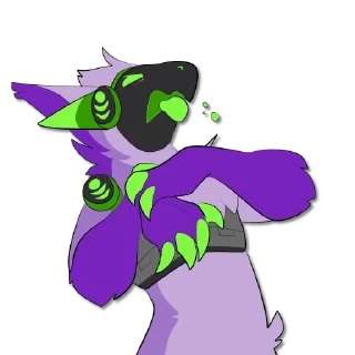 Sticker 😫 Vyser the Protogen