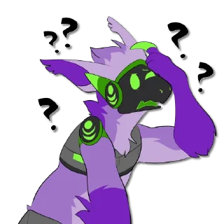 Sticker ❓ Vyser the Protogen