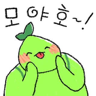 Video sticker 🌱 천방지축 어리둥절 모코코콘