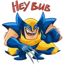 Video sticker 👋 Wolverine