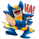 Sticker 😆 Wolverine