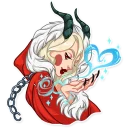 Video sticker 😘 Lady Krampus