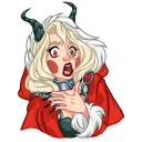 Video sticker 😨 Lady Krampus