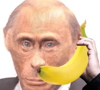 Sticker 🐵 Monkey Putin