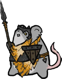 Sticker 🐭 Chonky skaven