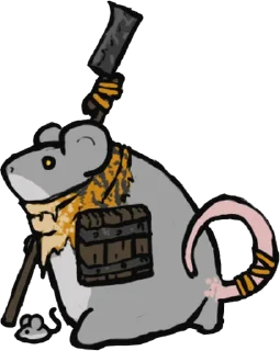 Video sticker 🐭 Chonky skaven