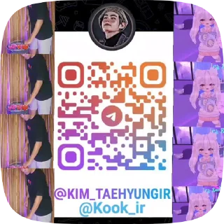 Video sticker 💜 Jeon Jungkook ☁️ @Kook_ir :: @fStikBot