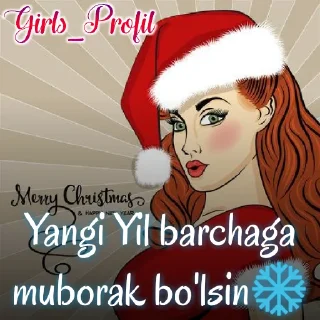 Sticker 🎄 @girls_profil / qizlar kanali🌸