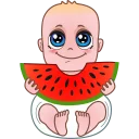 Video sticker 🍉 Baby Stickers