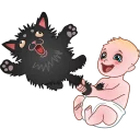 Video sticker 🐱 Baby Stickers