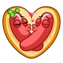 Video sticker 😘 Juicy Hot Dog