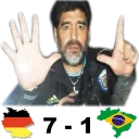 Sticker 😂 Maradona by Gabriel Guzman