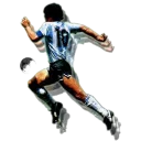 Sticker ⚽ Maradona by Gabriel Guzman