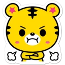 Sticker 😠 Yango The Baby Tiger @TgSticker