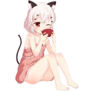 Video sticker 🍎 catgirl