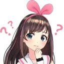 Sticker 🤔 Kizuna AI (キズナアイ)