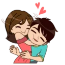 Video sticker 👐 🤡 Sweet couple 👫 ~by @RoTeY 🤡